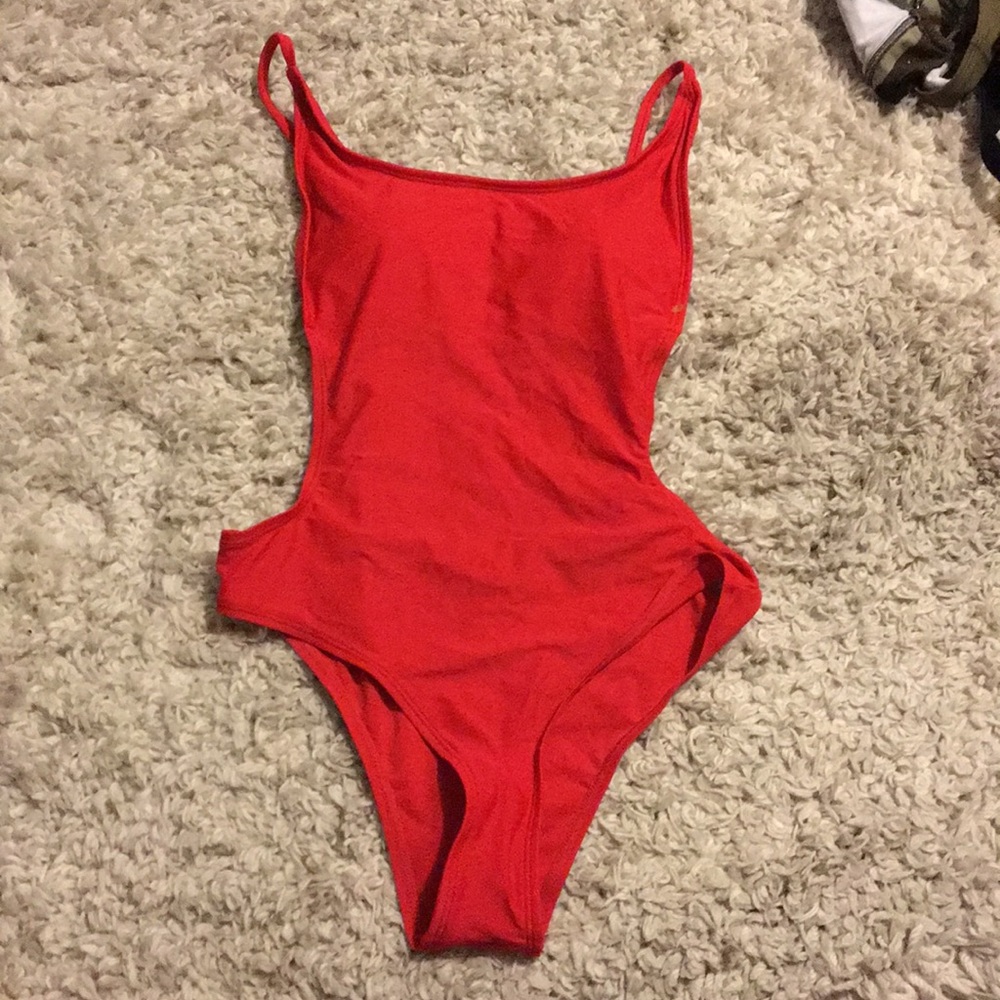 Red Sunny Co one piece size small